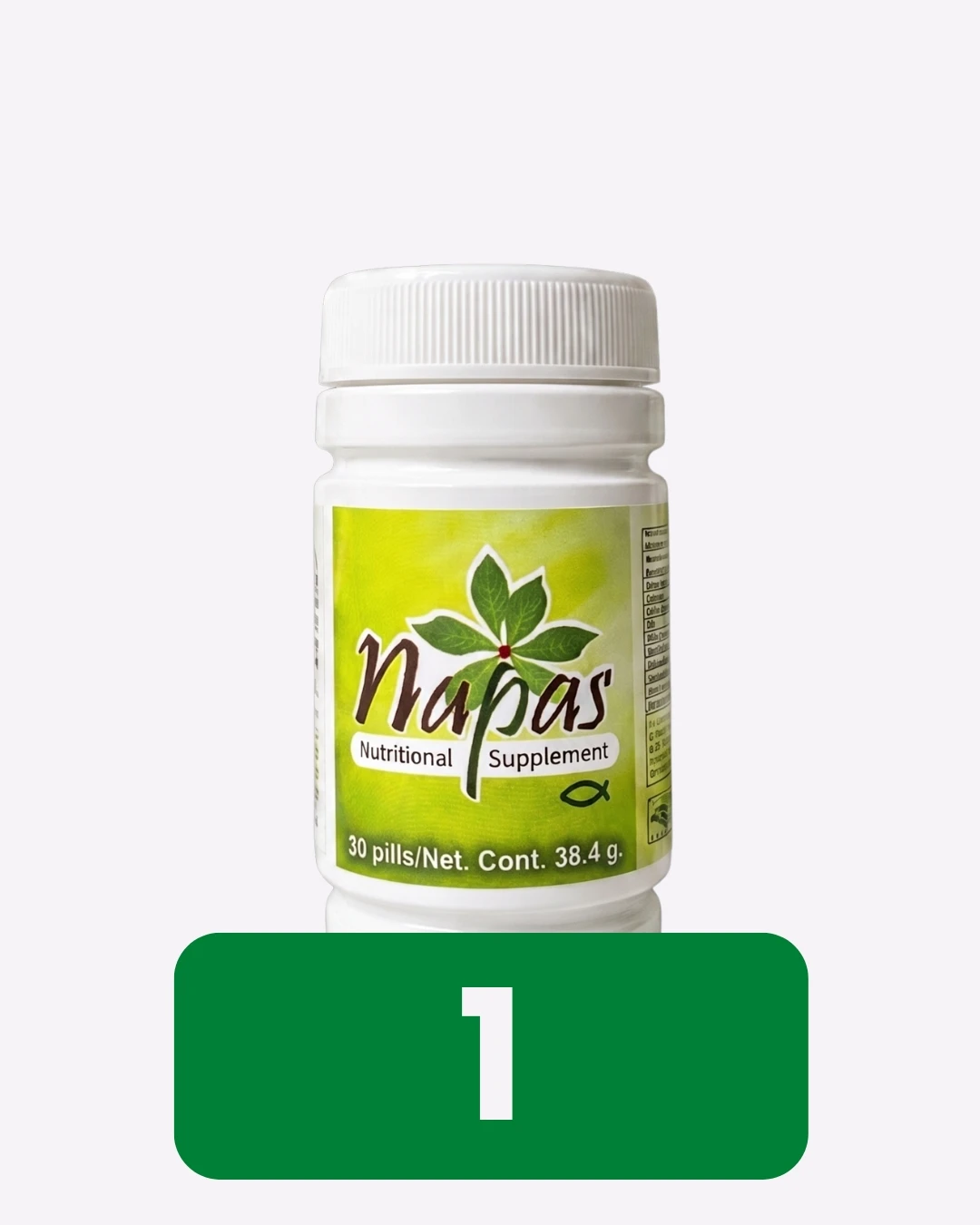 1_producto_napas_napas_suplemento_nutricional 1 FRASCO - NAPAS NUTRITIONAL SUPPLEMENT - Imagen 1