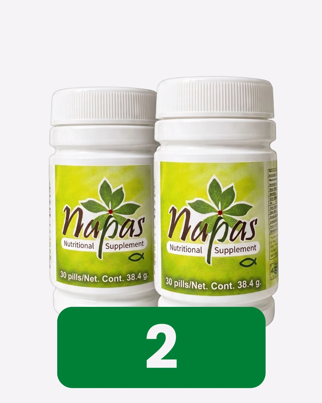 2_producto_napas_napas_suplemento_nutricional PAQUETE DE 2 FRASCOS - NAPAS NUTRITIONAL SUPPLEMENT - Imagen 1